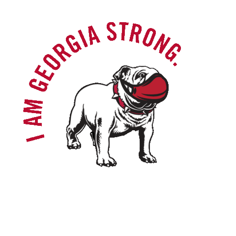 Uga Stay Strong Sticker by University of Georgia