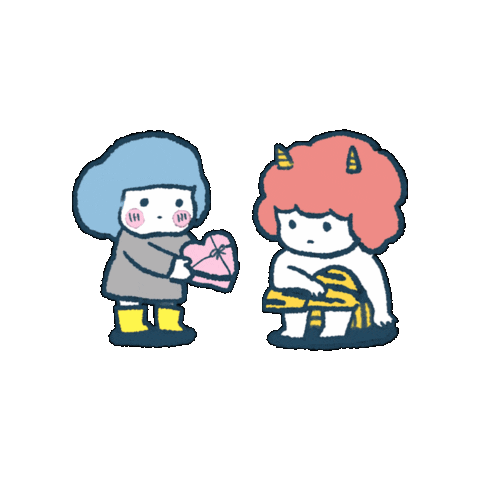 akkin_nge giphygifmaker バレンタイン 鬼 おに Sticker