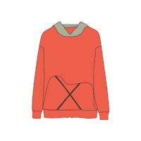 Coral Sweatshirt Sticker by KAFT