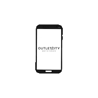 Outletcity christmas snow shopping santa Sticker