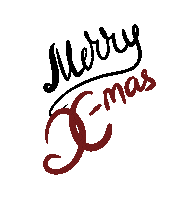 Happy Merry Christmas Sticker