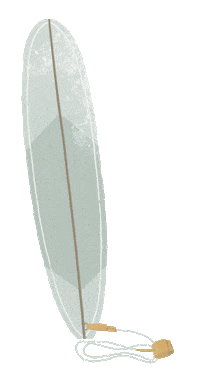 Surf Longboard Sticker