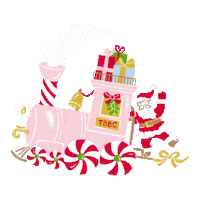 Christmas Santa Sticker by The Beaufort Bonnet Company
