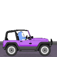 Travel Driving Sticker by Pudgy Penguins