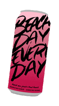 BeachDayEveryDay beach punch beachclub bded Sticker