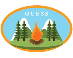 big sur burn Sticker by GUESS