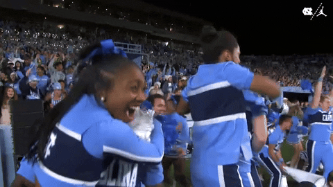 Happy North Carolina GIF by UNC Tar Heels