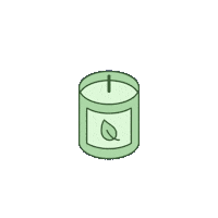 Light Green Burn Sticker