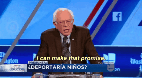 Bernie Sanders Democrat GIF by Univision Noticias