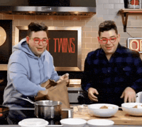 Twinning Uber Eats GIF by potashtwins