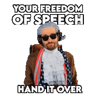 Stop Talking Freedom Of Speech Sticker