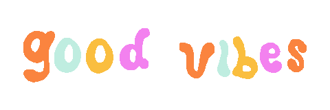 happy good vibes Sticker by Muchable