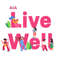 Aia Sticker by Book of Lai