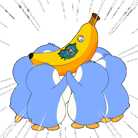 Artificial Intelligence Penguin Sticker by Pudgy Penguins