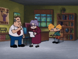hey arnold nicksplat GIF