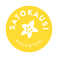 Keltainen Karambola Sticker by Satokausikalenteri