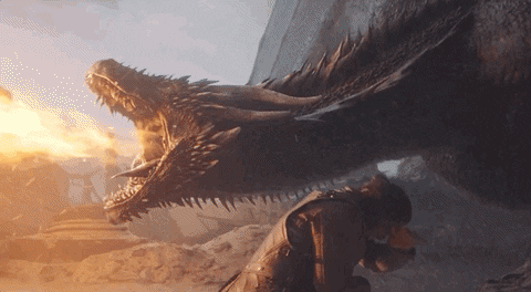 game of thrones dragon melts throne GIF by Vulture.com