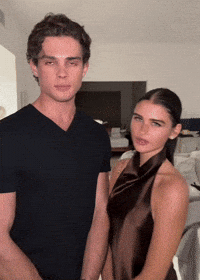 Girl Looking GIF