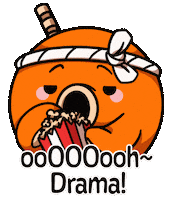 Drama Popcorn Sticker