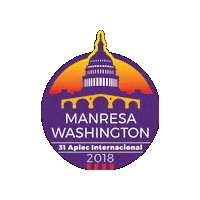 America Washington Sticker by ADIFOLK