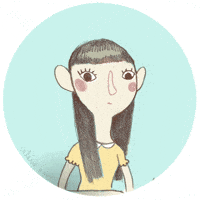Girl Illustration GIF by Valérie Boivin