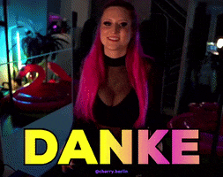 Merci Toll GIF by Cherry Johnson