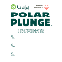 GalaRetail gala special olympics polar plunge polarplunge Sticker