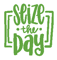 Seize The Day Sticker