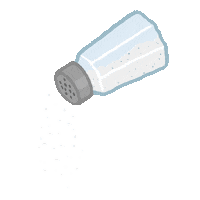 Salt Shaker Dinner Sticker by megan lockhart