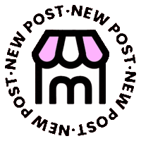 MotiveMarket new pink white post Sticker