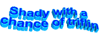 Shady with a chance of triflin scandalise Sticker by AnimatedText