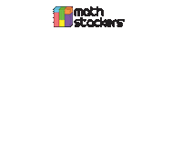 Block Numbers Sticker by Math Stackers