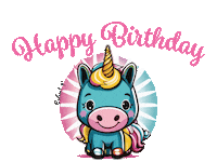 Happy Birthday Party Sticker