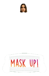 Mask Up Sticker by BORN ON INSTAGRAM