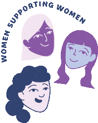 Women Supporting Women Sticker by AssemblyDems
