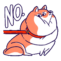 shiba inu no Sticker by BuzzFeed Animation