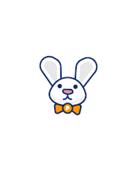 Easter Bunny Sticker by PayPal