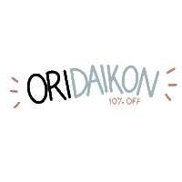 Orichompsdaikon Sticker by The Sleek Hound