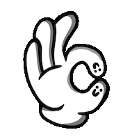 Happy Hand Sticker