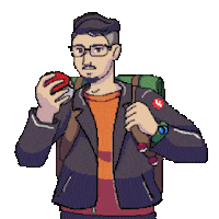 Pixel 8Bit Sticker