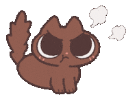 Angry Cat Sticker