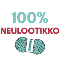 Kaupunkilanka crochet knitting yarn knit Sticker