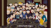angry crowd GIF by South Park 