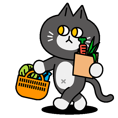 Cat Fun Sticker by 궁디팡팡 캣페스타