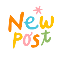 New Post Sticker by Linzie Hunter