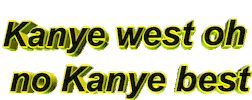 kanye west lol Sticker by AnimatedText