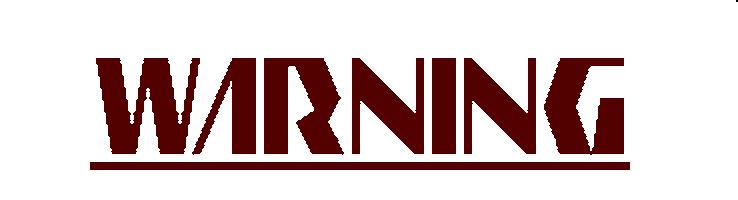 warning Sticker
