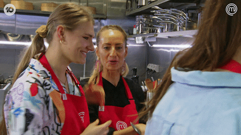 Happy Hugging GIF by MasterChefAU