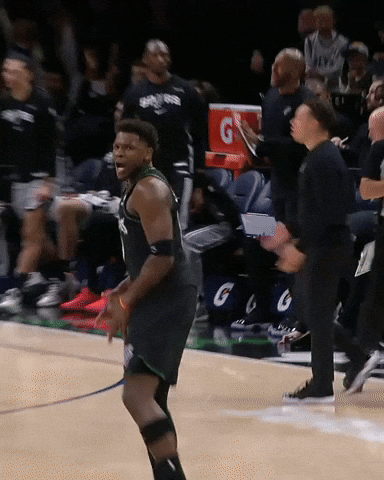 Celebration Nba GIF by Minnesota Timberwolves