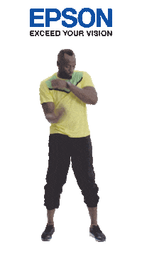 Usain Bolt Ink Sticker by Epson Europe